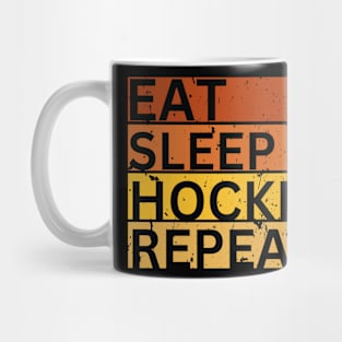 Eat Sleep Hockey Repeat Mug